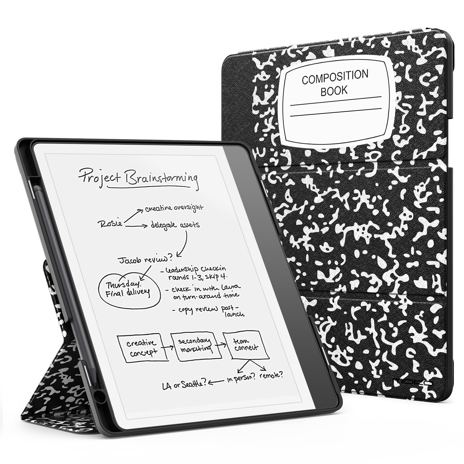 MoKo Capa com suporte para Kindle Scribe (lançado em 2024/2022